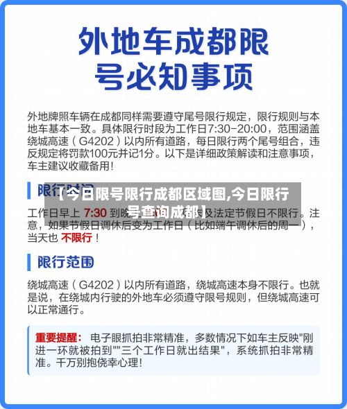 【今日限号限行成都区域图,今日限行号查询成都】-第1张图片
