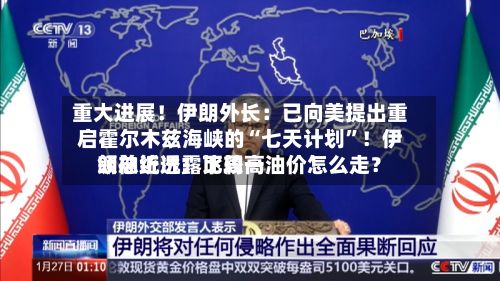 重大进展！伊朗外长：已向美提出重启霍尔木兹海峡的“七天计划”！伊朗总统透露比较高领袖近况！下周一油价怎么走？-第1张图片